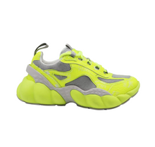 Load image into Gallery viewer, MCM Luft Canvas Sneaker Neon Yellow