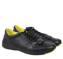 Load image into Gallery viewer, Gucci Leather Fringe Sneakers Black