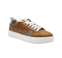 Load image into Gallery viewer, MCM Cognac Leather Low-top Sneaker Brown