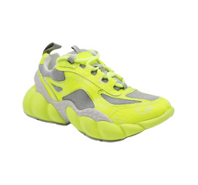 Load image into Gallery viewer, MCM Luft Canvas Sneaker Neon Yellow