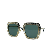 Load image into Gallery viewer, Gucci Metal Square Sunglasses Gold