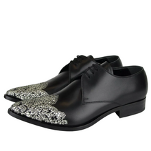 Load image into Gallery viewer, Alexander McQueen Leather Dress Shoes Black