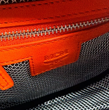 Load image into Gallery viewer, MCM Jemison Nylon Crossbody Waist Bag Orange Flame