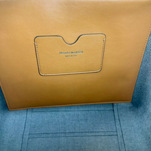 Load image into Gallery viewer, Alexander McQueen Signature Shopper Leather Tote Bag Brown