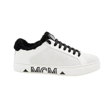 Load image into Gallery viewer, MCM Milano Suede Low-top Sneaker White