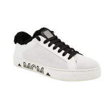 Load image into Gallery viewer, MCM Milano Suede Low-top Sneaker White