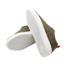 Load image into Gallery viewer, MCM Leather Low-top Sneaker Green