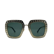 Load image into Gallery viewer, Gucci Metal Square Sunglasses Gold