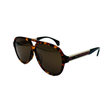 Load image into Gallery viewer, Gucci Havana Acetate Logo Sunglasses Brown