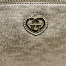 Load image into Gallery viewer, Gucci Leather G Heart Cosmetic Bag Metallic Light Pink
