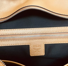 Load image into Gallery viewer, MCM Visetos Monogram Canvas Tote Bag Black