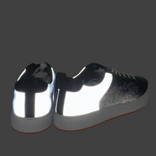 Load image into Gallery viewer, MCM Leather/Canvas Sneaker Black