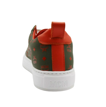Load image into Gallery viewer, MCM Leather Low-top Sneaker Green