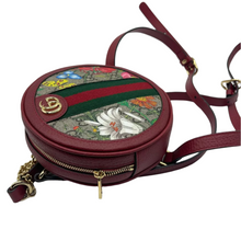 Load image into Gallery viewer, Gucci Ophidia Canvas Round Backpack Red