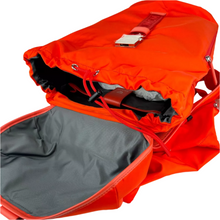 Load image into Gallery viewer, MCM Nylon Detachable Hood Backpack Orange Red
