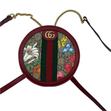 Load image into Gallery viewer, Gucci Ophidia Canvas Round Backpack Red