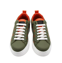 Load image into Gallery viewer, MCM Leather Low-top Sneaker Green