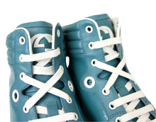 Load image into Gallery viewer, Gucci Imprime Leather High-top Sneakers Aqua