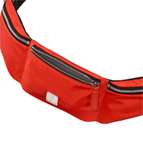 Load image into Gallery viewer, MCM Jemison Nylon Crossbody Waist Bag Orange Flame