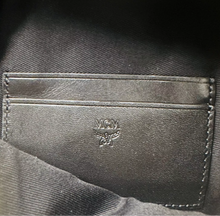 Load image into Gallery viewer, MCM Visetos Silver Gradient Canvas 4-in-1 Sling Belt Bag Black