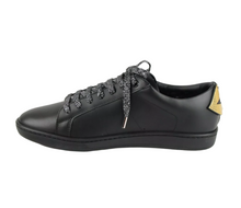 Load image into Gallery viewer, Yves Saint Laurent Court Leather Lips Sneaker Black