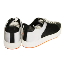 Load image into Gallery viewer, MCM Leather/Canvas Sneaker Black