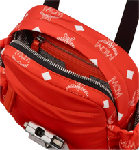 Load image into Gallery viewer, MCM Jemison Nylon Crossbody Waist Bag Orange Flame