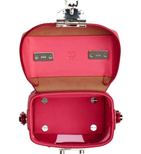 Load image into Gallery viewer, MCM Berlin Leather Transparent Crossbody Bag Teaberry Pink