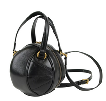 Load image into Gallery viewer, Gucci Calfskin Mini Basketball Shape Leather Crossbody Bag Black