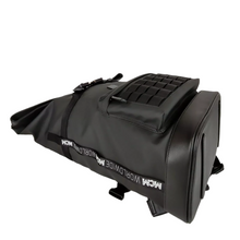 Load image into Gallery viewer, MCM Canvas Nylon Medium Roll Top Backpack Bag Black