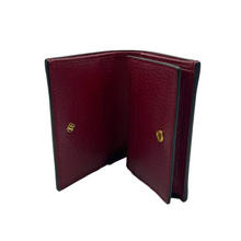 Load image into Gallery viewer, Gucci Supreme GG Canvas Floral Coin Leather Wallet Red