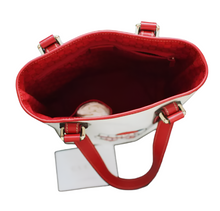 Load image into Gallery viewer, GUCCI Heart Tattoo Coated Canvas Bucket Bag White