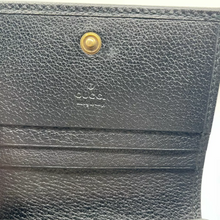 Load image into Gallery viewer, Gucci Crystal GG Marmont Leather Wallet Black