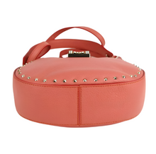 Load image into Gallery viewer, MCM Trisha Small Cocoa Studded Leather Crossbody Bag Pink