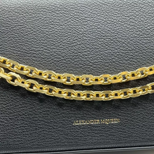 Load image into Gallery viewer, Alexander McQueen Box 19 Bag w/Gold Hardware Leather Crossbody Bag Black