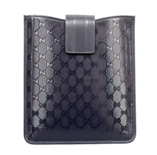 Load image into Gallery viewer, GUCCI GG Document/iPad/Tablet Case Navy Blue