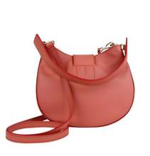 Load image into Gallery viewer, MCM Trisha Small Cocoa Studded Leather Crossbody Bag Pink
