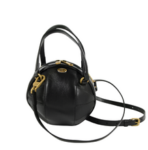 Load image into Gallery viewer, Gucci Calfskin Mini Basketball Shape Leather Crossbody Bag Black
