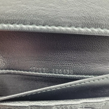 Load image into Gallery viewer, Alexander McQueen Patent Leather Continental Wallet Dark Navy