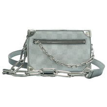Load image into Gallery viewer, Louis Vuitton Soft Trunk Mini Damier Glitter Shoulder Bag Silver