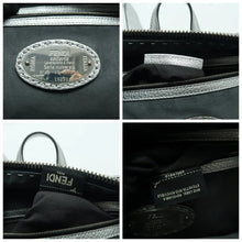 Load image into Gallery viewer, FENDI Leather Backpack Silver