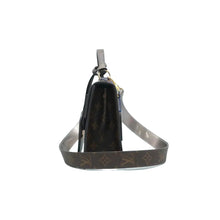 Load image into Gallery viewer, LOUIS VUITTON Spring Street Monogram Patent Leather Satchel Bag Silver