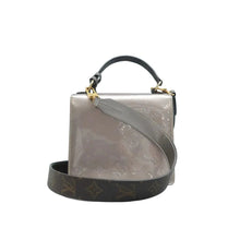 Load image into Gallery viewer, LOUIS VUITTON Spring Street Monogram Patent Leather Satchel Bag Silver