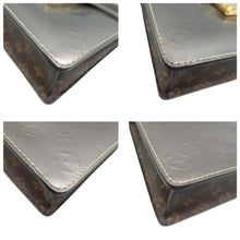 Load image into Gallery viewer, LOUIS VUITTON Spring Street Monogram Patent Leather Satchel Bag Silver