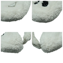 Load image into Gallery viewer, Prada Triangle Terry Fabric Handbag White