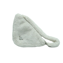 Load image into Gallery viewer, Prada Triangle Terry Fabric Handbag White