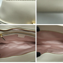Load image into Gallery viewer, Gucci Arli Leather Shoulder Bag White