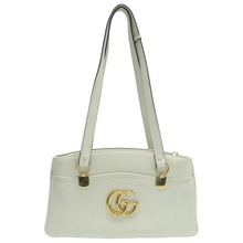 Load image into Gallery viewer, Gucci Arli Leather Shoulder Bag White