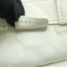 Load image into Gallery viewer, Christian Dior Book Tote Mini Leather Satchel Bag White