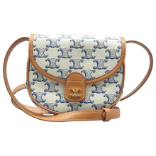 Load image into Gallery viewer, CELINE Besace Leather Crossbody Bag White